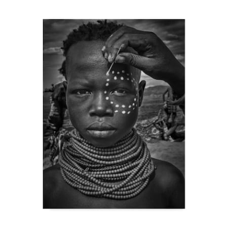 Joxe Inazio Kuesta 'A Karo Tribe Girl' Canvas Art,14x19